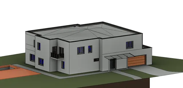 3D model rodinného domu
