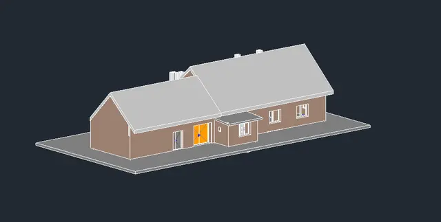 3D model rekreačního objektu