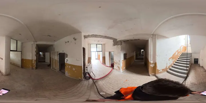 360° dokumentace dostupných vnitřních prostor